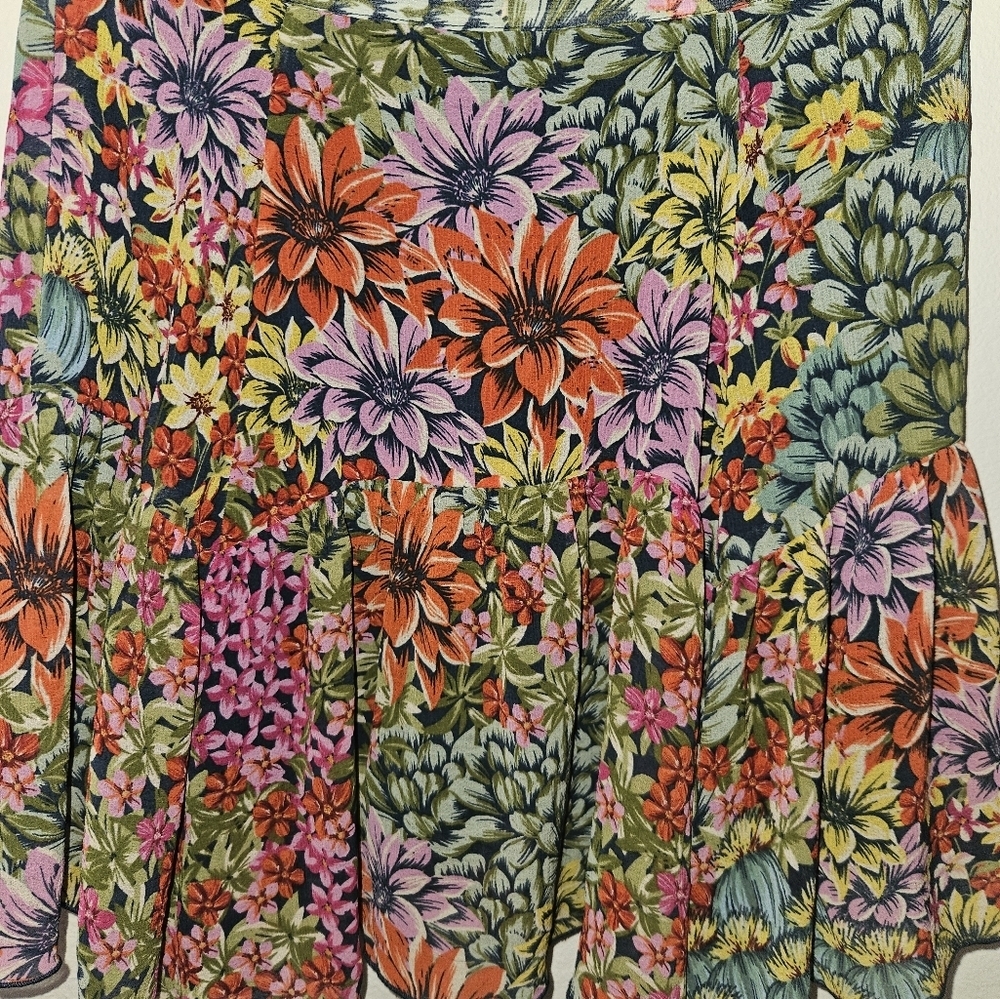 Urban Outfitters Floral Mini Skirt Size Xs - Picture 10 of 12